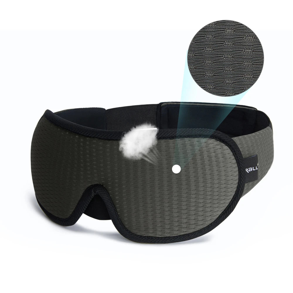 Máscara de Dormir 3D Ergonômica — Blackout Total Sem Pressão