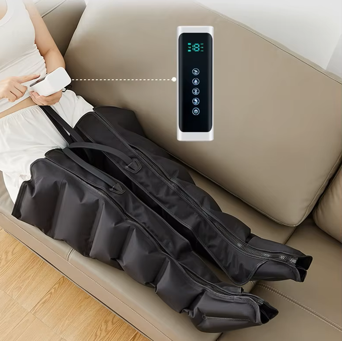 Massageador de Compressão para Pernas: O Ritual de Relaxamento Noturno