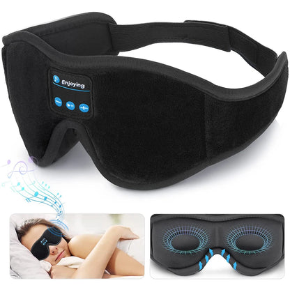 Máscara de Sono 3D com Áudio Imersivo Bluetooth