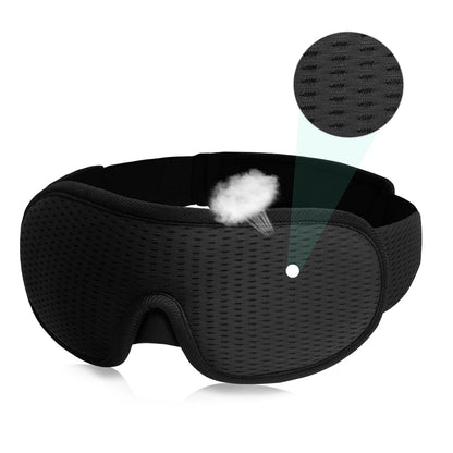 Máscara de Dormir 3D Ergonômica — Blackout Total Sem Pressão