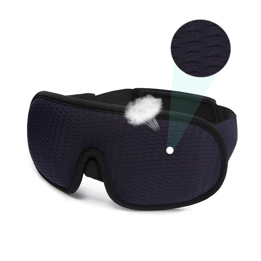 Máscara de Dormir 3D Ergonômica — Blackout Total Sem Pressão