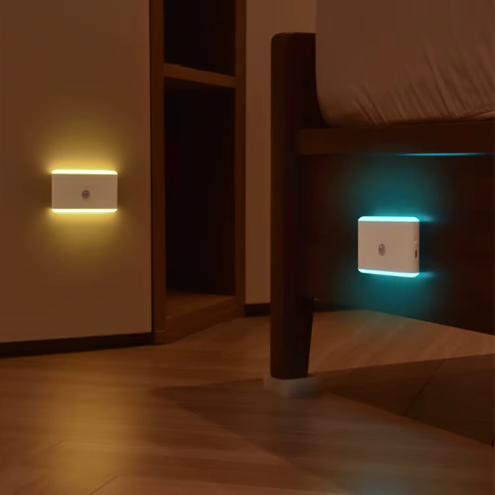 Luminária de Parede OmniLight com luz lateral suave.