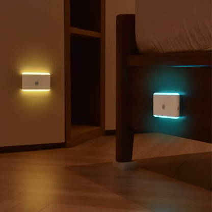 Luminária de Parede OmniLight com luz lateral suave.