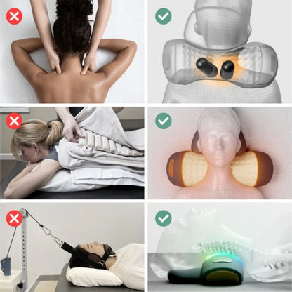 Infográfico demonstrando o massageador TeraCloud em comparação com outros métodos de massagem.
