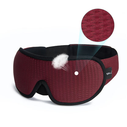 Máscara de Dormir 3D Ergonômica — Blackout Total Sem Pressão