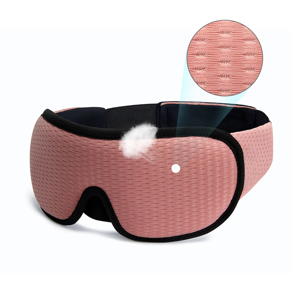 Máscara de Dormir 3D Ergonômica — Blackout Total Sem Pressão