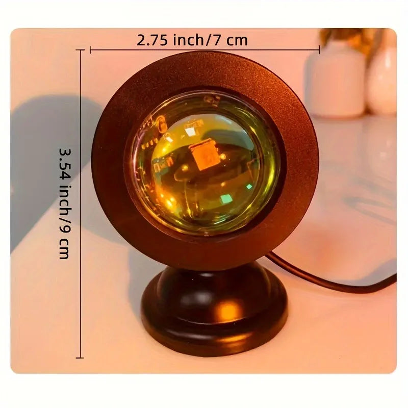 Luminária Projetor Pôr do Sol (16 Cores) — O Sinal de Relaxamento Noturno
