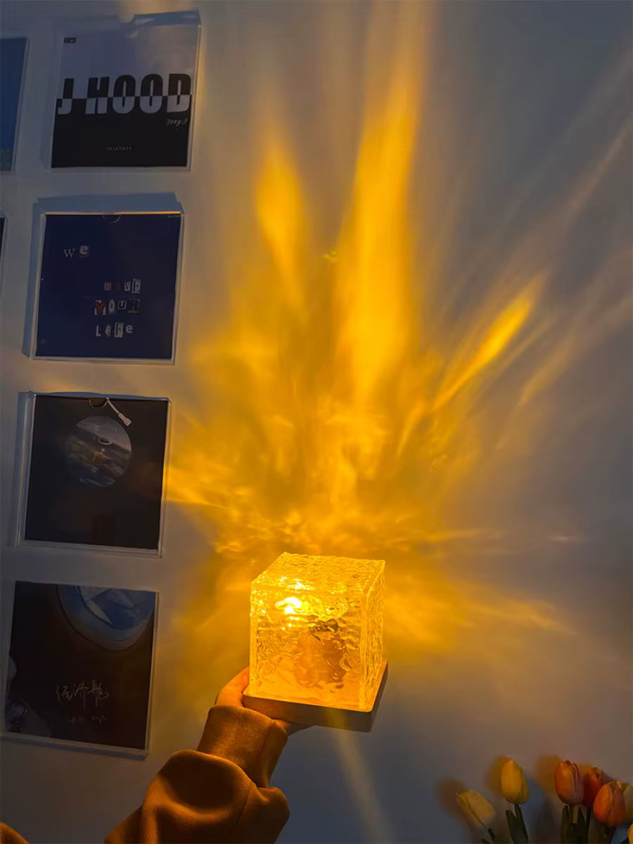 Luminária Projetor Efeito Água — O Ritual de Calma Noturno