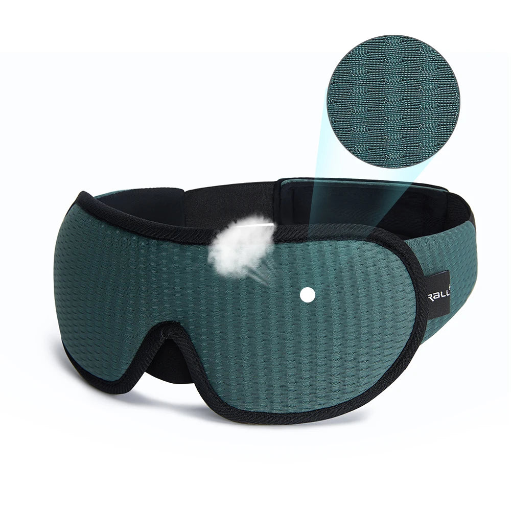 Máscara de Dormir 3D Ergonômica — Blackout Total Sem Pressão