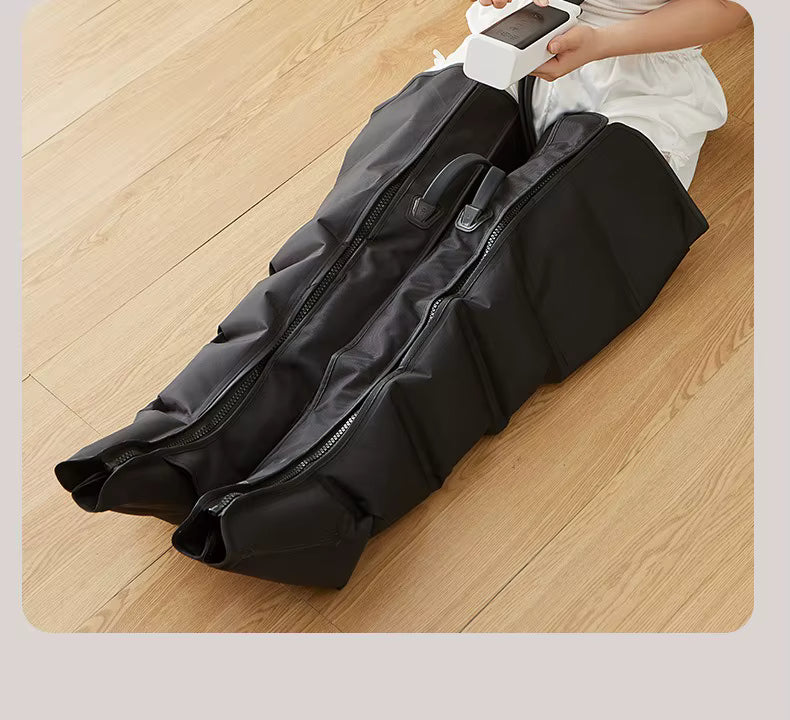 Massageador de Compressão para Pernas: O Ritual de Relaxamento Noturno