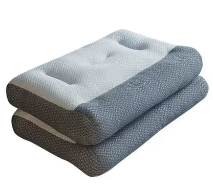 Travesseiro ortopédico Sillencia ZenFiber em fundo branco.