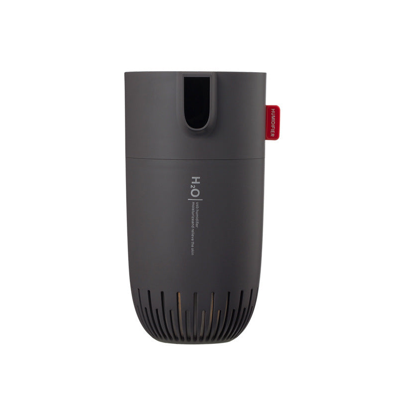 Umidificador de Ar NomadMist preto em fundo branco.